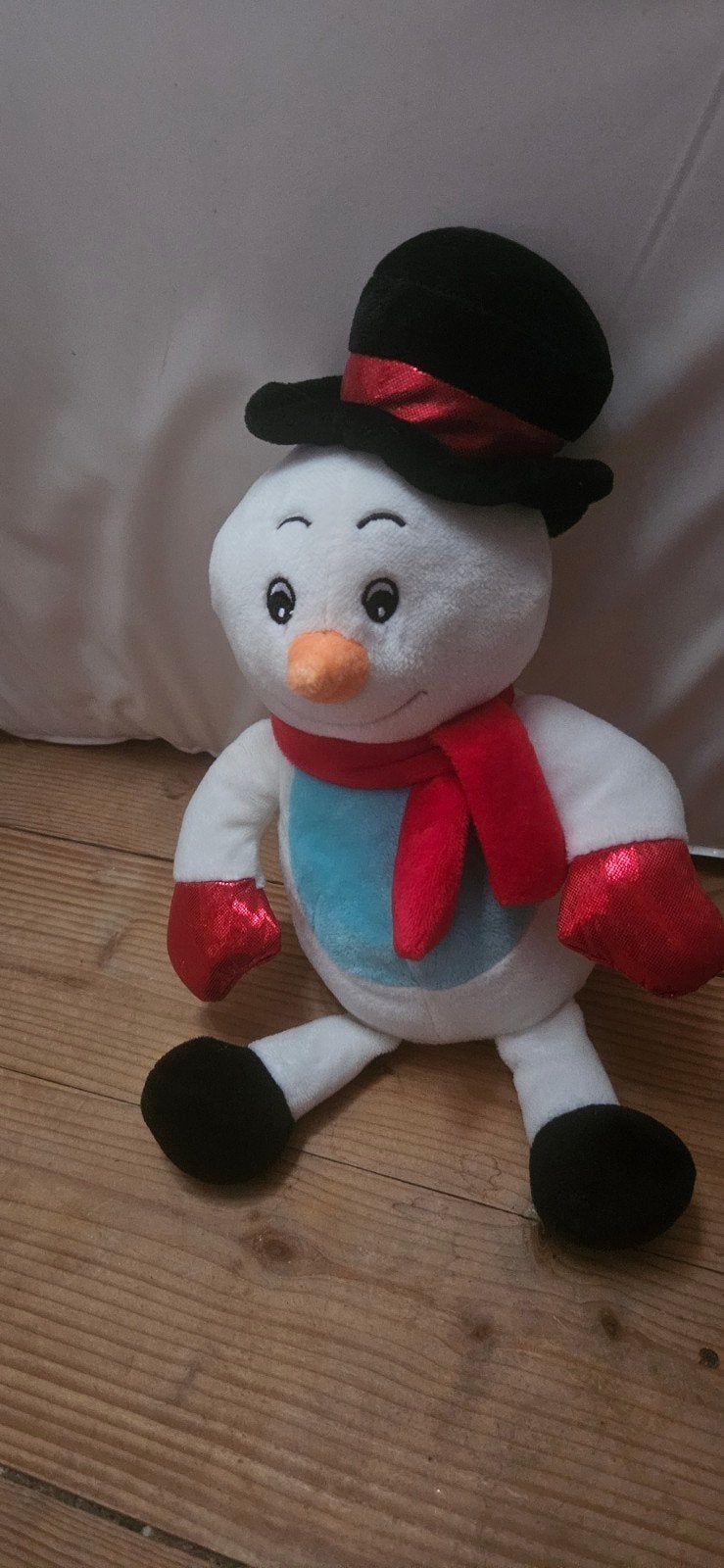 sneeuwpop kerst knuffel, Diversen, Ophalen of Verzenden, Zo goed als nieuw