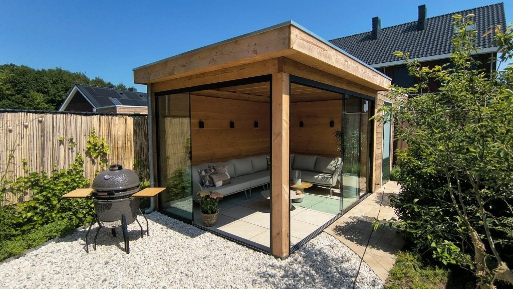 Exclusieve Douglas overkapping op maat – inclusief montage, Tuin en Terras, Ophalen of Verzenden, Nieuw, Veranda