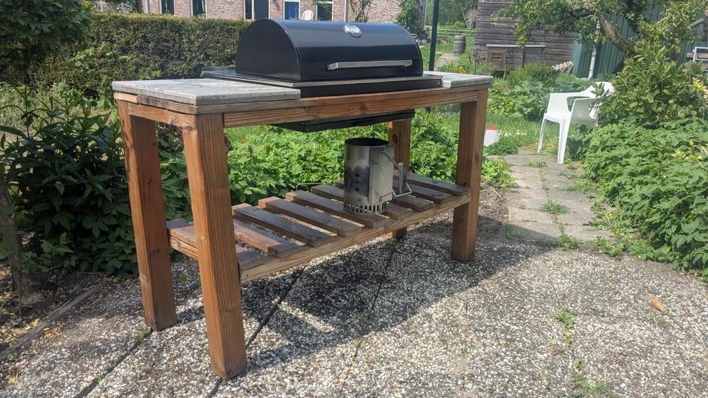 Buiten BBQ Grillskär - op maat gemaakte tafel inc. werkblad, Ophalen, Gebruikt, IKEA