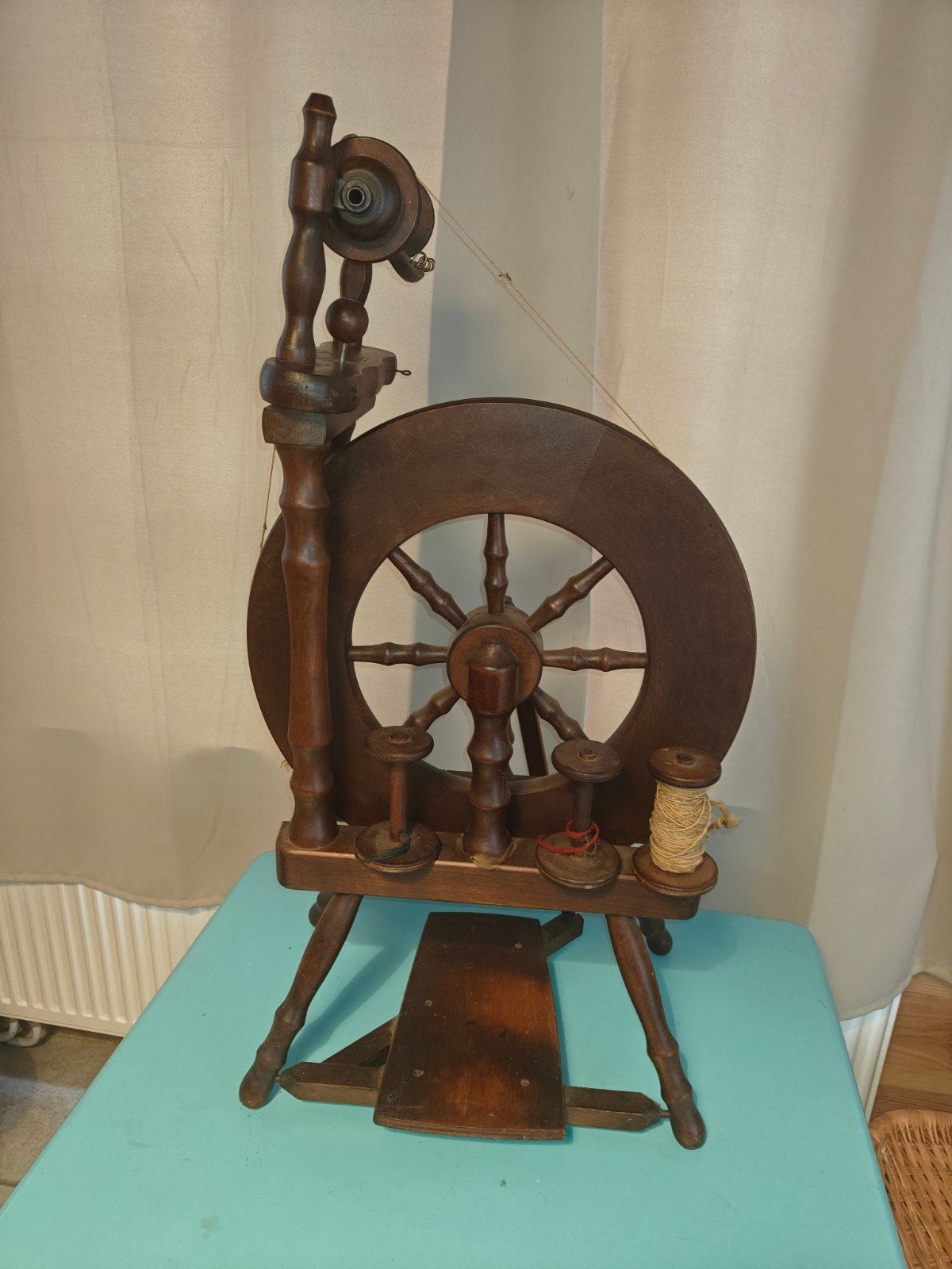 Antiek Ashford spinnewiel - Made in New Zealand, Hobby en Vrije tijd, Spinnewielen en Spinnen, Ophalen, Spinnewiel