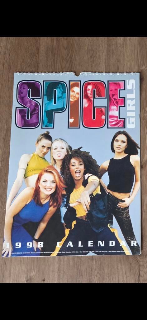 Spice Girls kalender 1998, Verzamelen, Ophalen of Verzenden, Zo goed als nieuw, Foto of Kaart