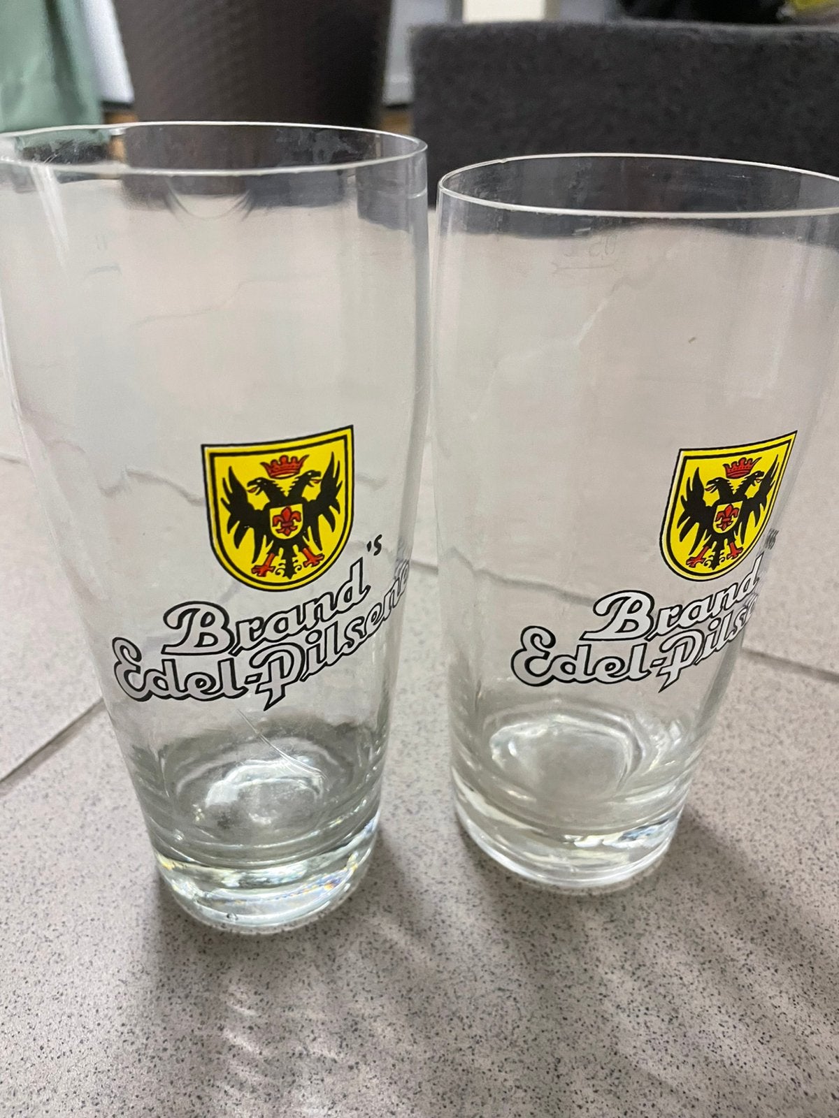 Bijzondere Brand Bier glazen, Verzamelen, Ophalen, Zo goed als nieuw, Bierglas