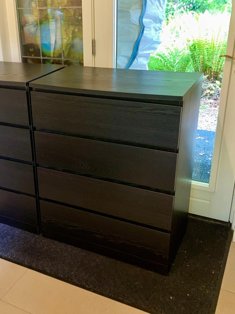 1x IKEA MALM ladekast - Zo goed als nieuw, Huis en Inrichting, Kasten | Ladekasten, Zo goed als nieuw, 3 of 4 laden, Minder dan 100 cm