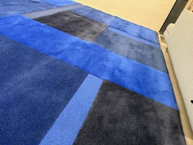 Nieuw CS rugs Division Vloerkleed 400 x 500 blauw tapijt, CS rugs, Bonkstel 1, Ophalen of Verzenden, 200 cm of meer
