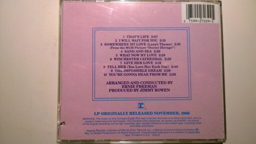 Frank Sinatra - That's Life, Ophalen of Verzenden, Gebruikt, Jazz