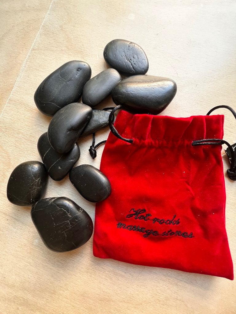 Hotstone massage stenen – 10 stuks – nooit gebruikt, Ophalen of Verzenden, Zo goed als nieuw, Hotstone