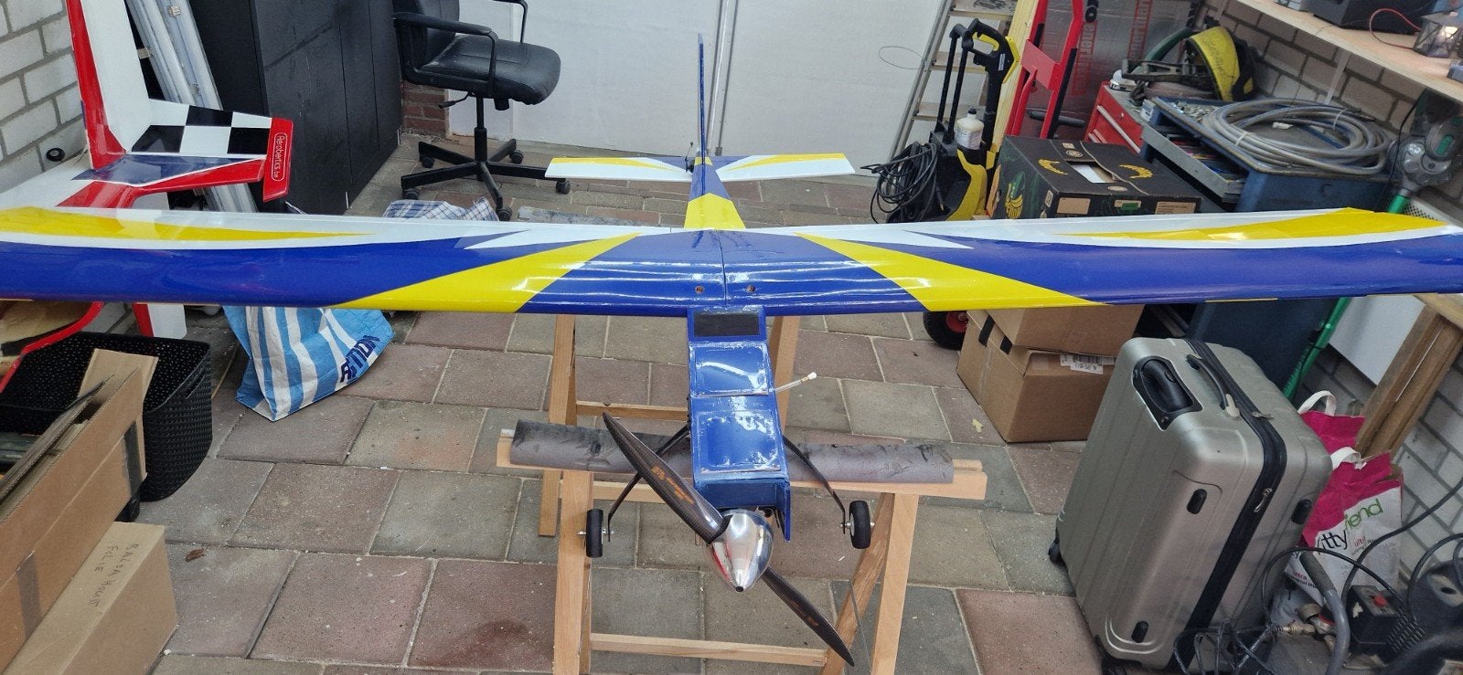 Rc pilot trainer 90", Ophalen of Verzenden, Gebruikt, Benzine, RTF (Ready to Fly)