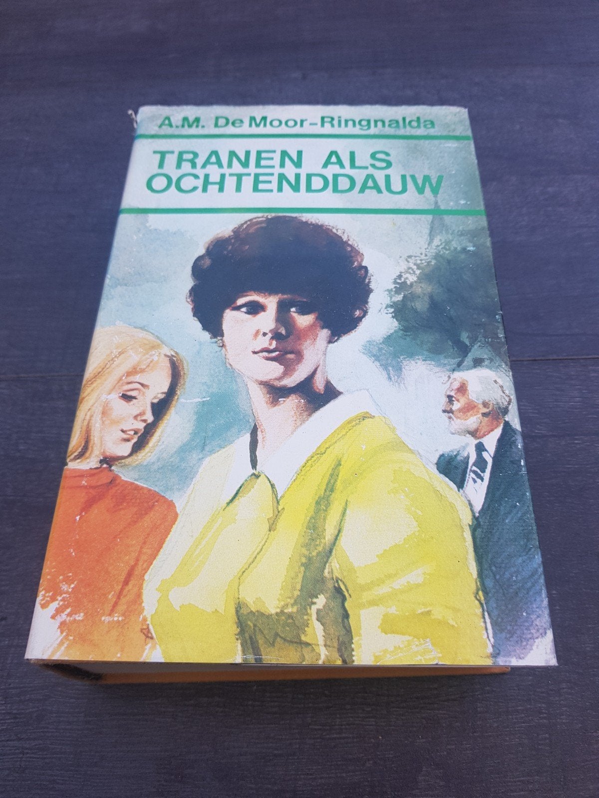 Tranen als Ochtenddauw - A.M. De Moor-Ringnalda, Ophalen of Verzenden, Gelezen, A.M. De Moor-Ringnalda, Nederland