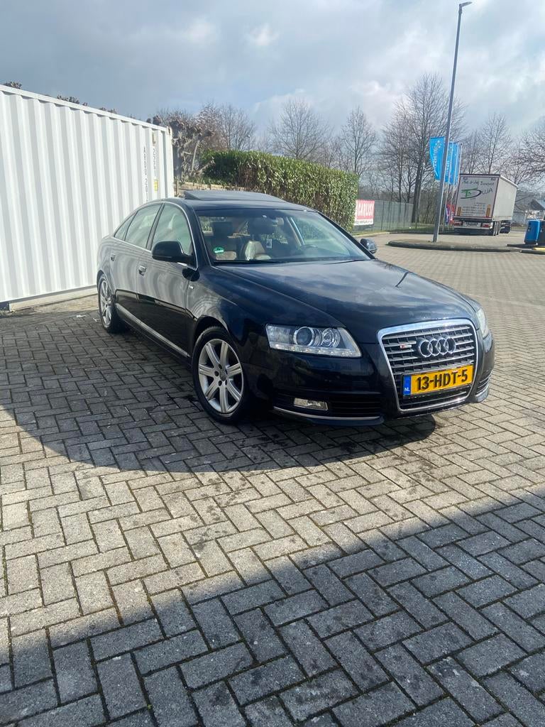 Audi A6 2.8 FSI | MOET WEG | AUTOMAAT | LEER | NAVI | PANO, Auto's, Zwart, Particulier, 6 cilinders, A6