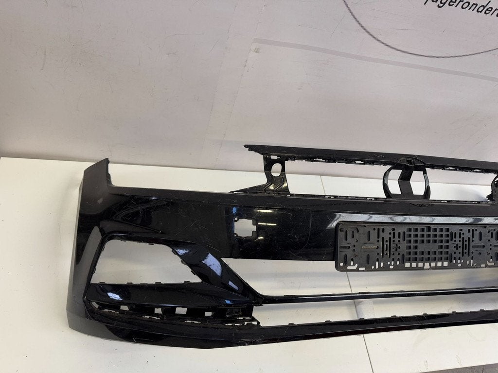 VW POLO 2G VOORBUMPER BUMPER 2G0807221 4PDC 2018-, Gebruikt, Ophalen of Verzenden, Bumper, Volkswagen