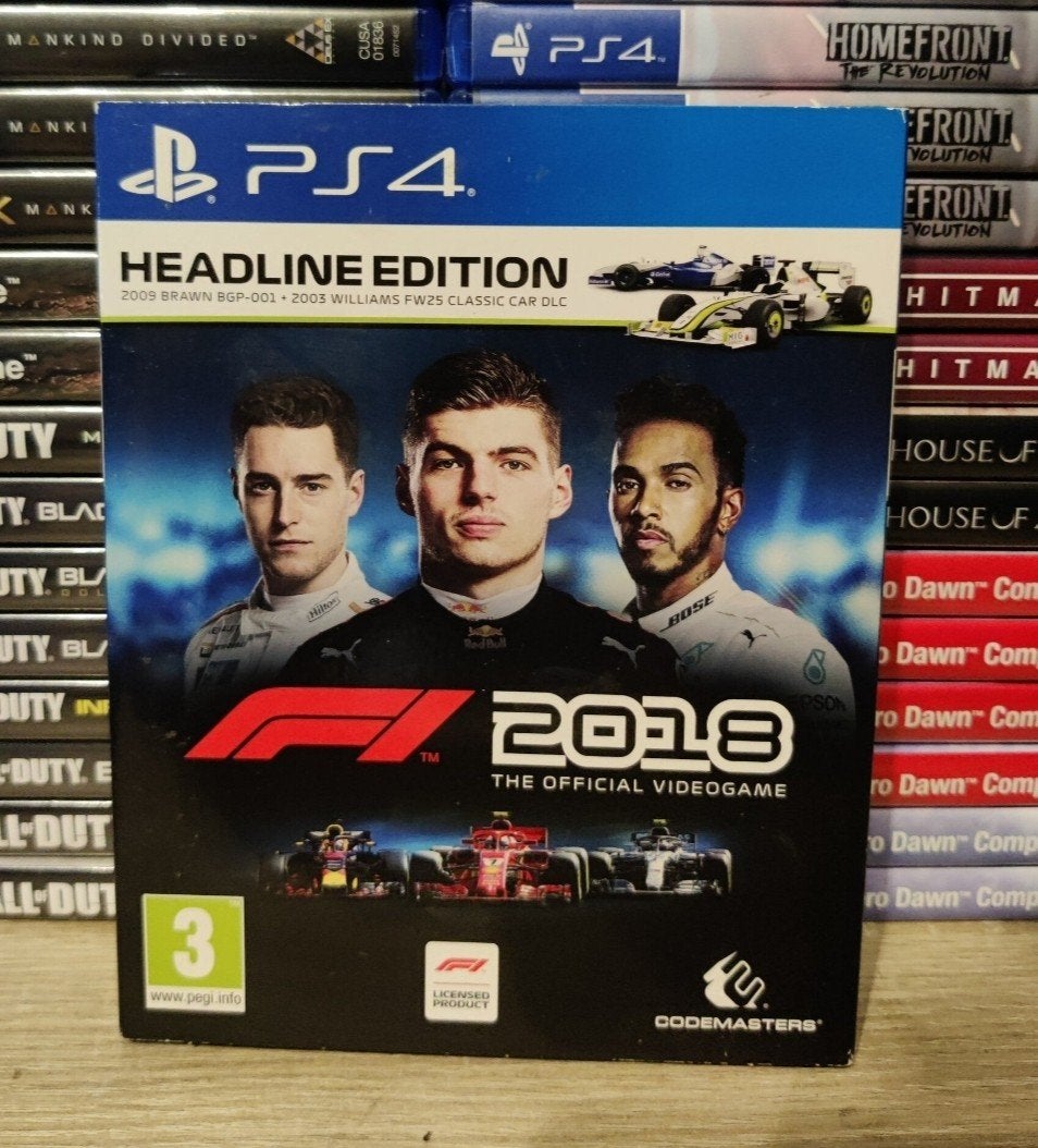 F1 2018 playstation 4, 1 speler, Ophalen of Verzenden, Zo goed als nieuw, Vanaf 3 jaar