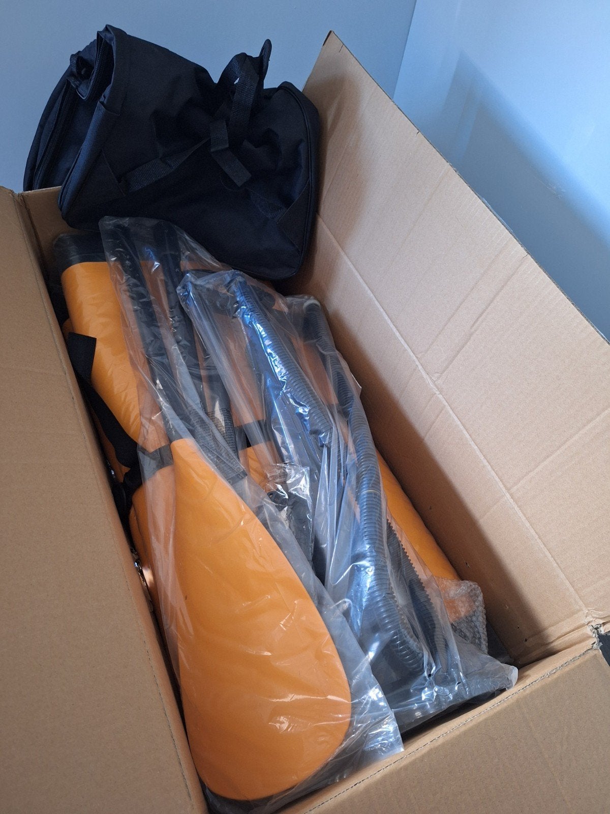 Nieuw XQ Max SUP board 320x76x15cm - Oranje, Watersport en Boten, Ophalen of Verzenden, Nieuw, SUP-boards