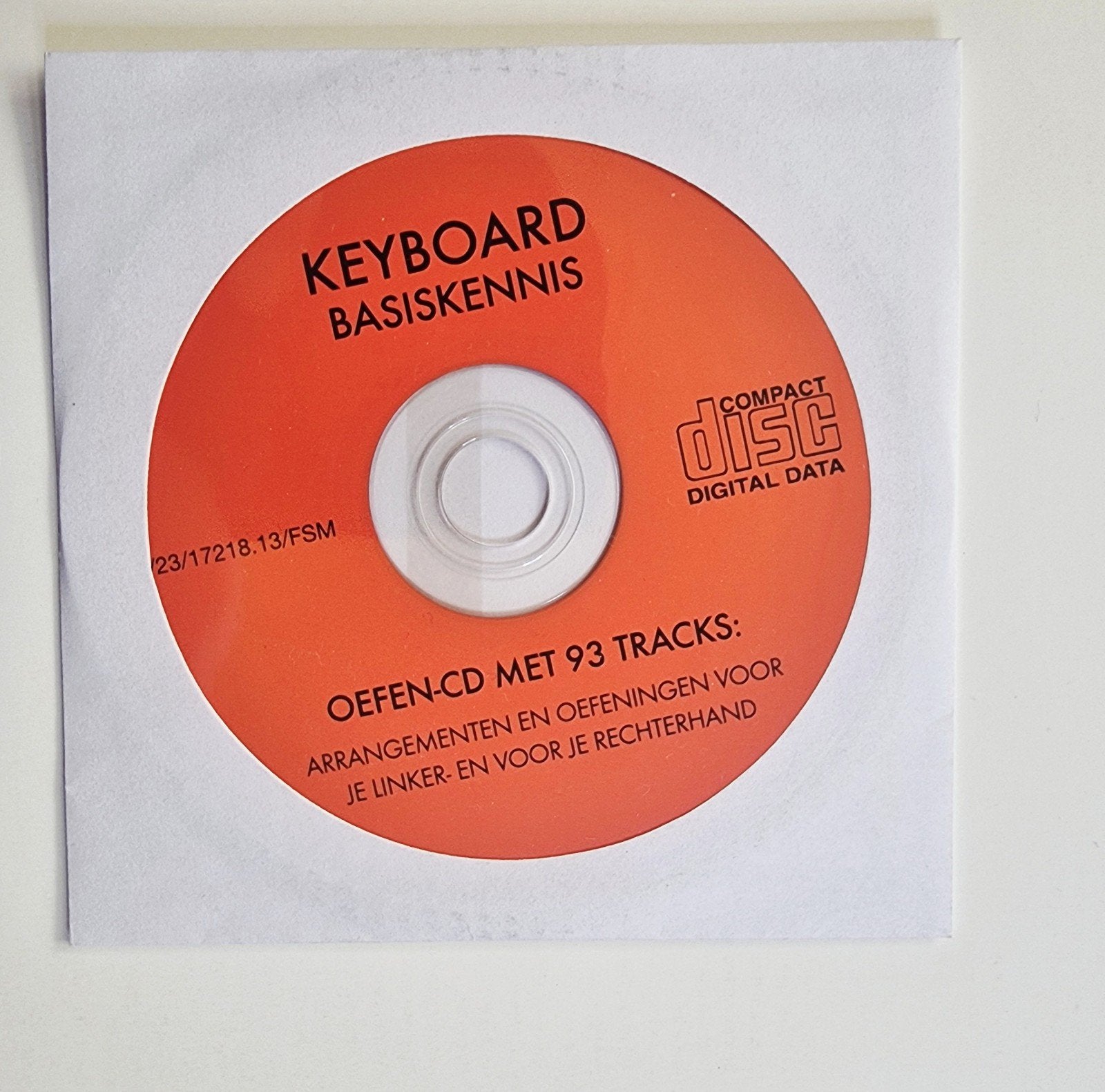 Keyboard Basiskennis - Oefen-CD met 93 tracks Key19, Verzenden, Les of Cursus, Nieuw, Keyboard