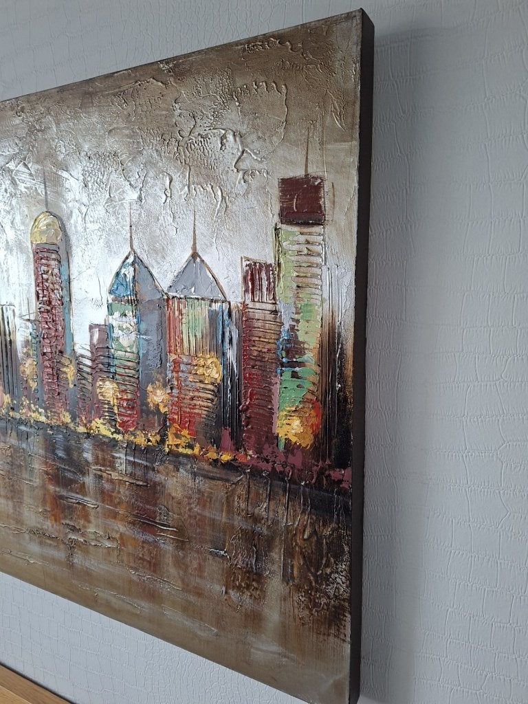 Schilderij Skyline, Ophalen, 50 – 75, Overige typen, 125 cm of meer