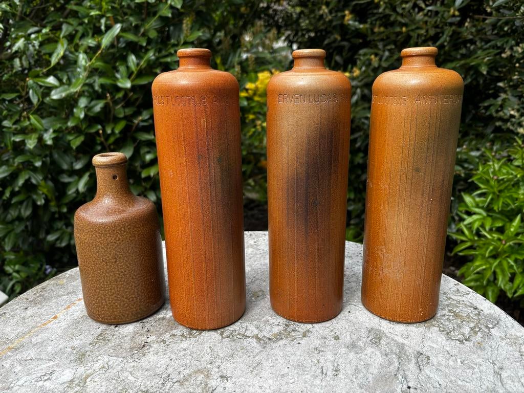 Oude jenever kruiken Erven Lucas Bols 't Lootsje, Ophalen