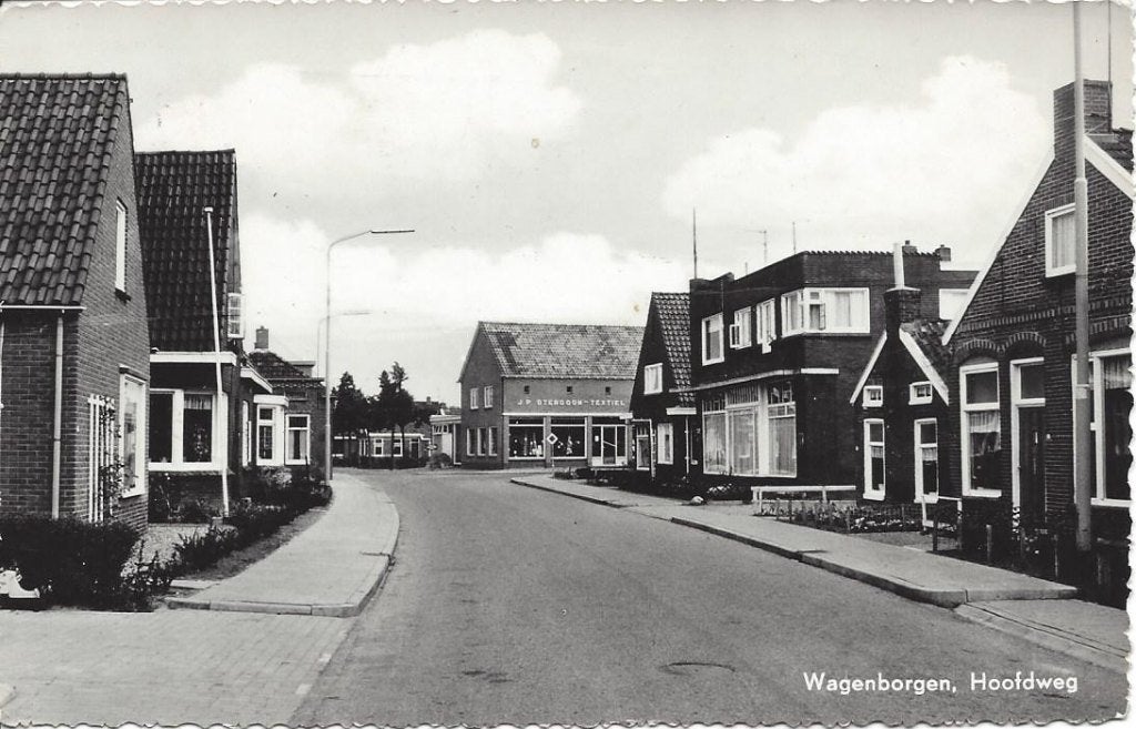 Wagenborgen (Gr.) Hoofdweg, 1967, gelopen, Verzamelen, Ophalen of Verzenden, 1960 tot 1980, Gelopen, Groningen