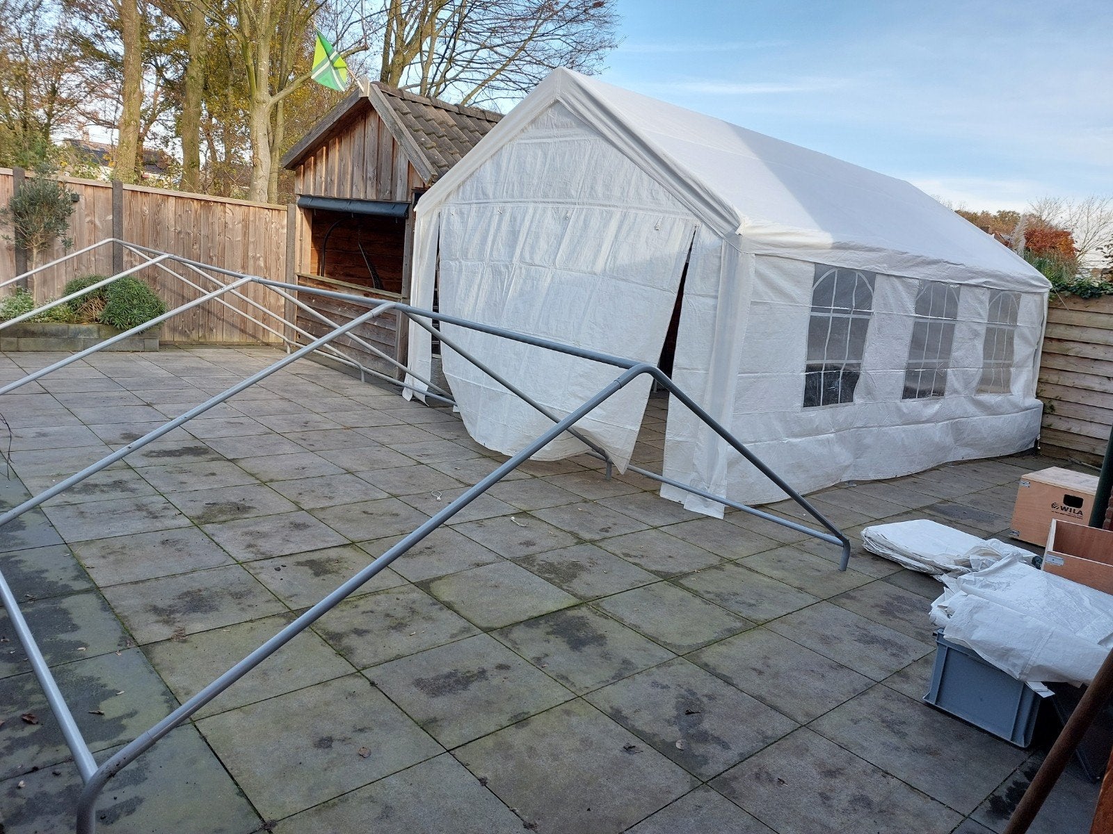 partytent 4x6, Ophalen, Minder dan 5 meter