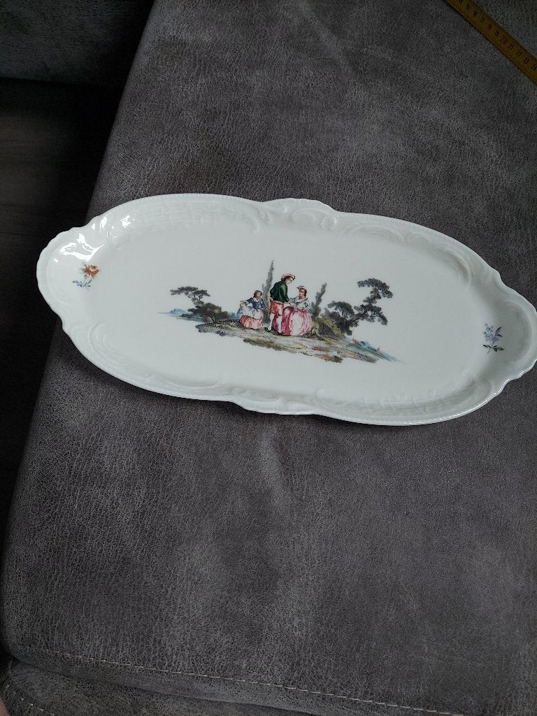 Foto 9 van Beautiful, rare vintage porcelain set Hoeroldt Arkadien