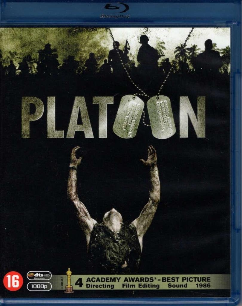 Platoon (1986, Charlie Sheen/Berenger/Dafoe) - IMDB 8.1 - NL, Cd's en Dvd's, Blu-ray, Verzenden, Zo goed als nieuw, Disney Movies