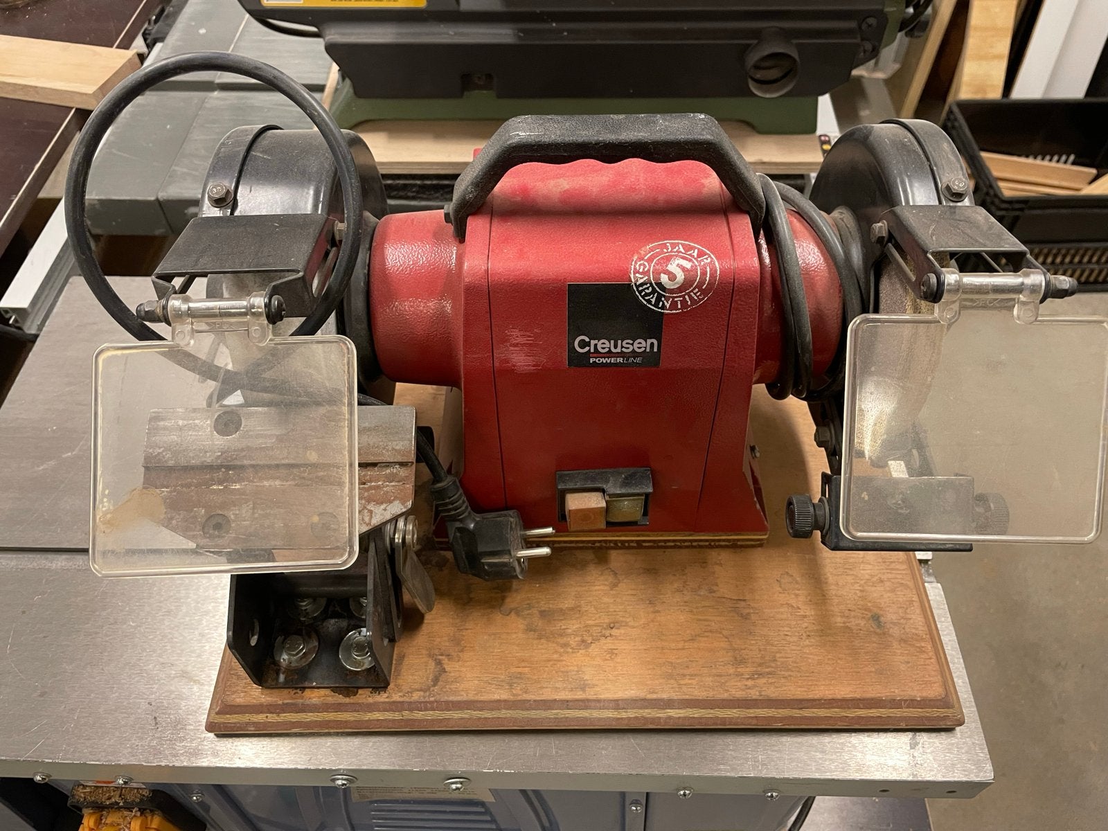 Creusen DS 7150 TS Werkbankslijpmachine, Ophalen, Gebruikt, Minder dan 700 watt, Werkbankslijpmachine