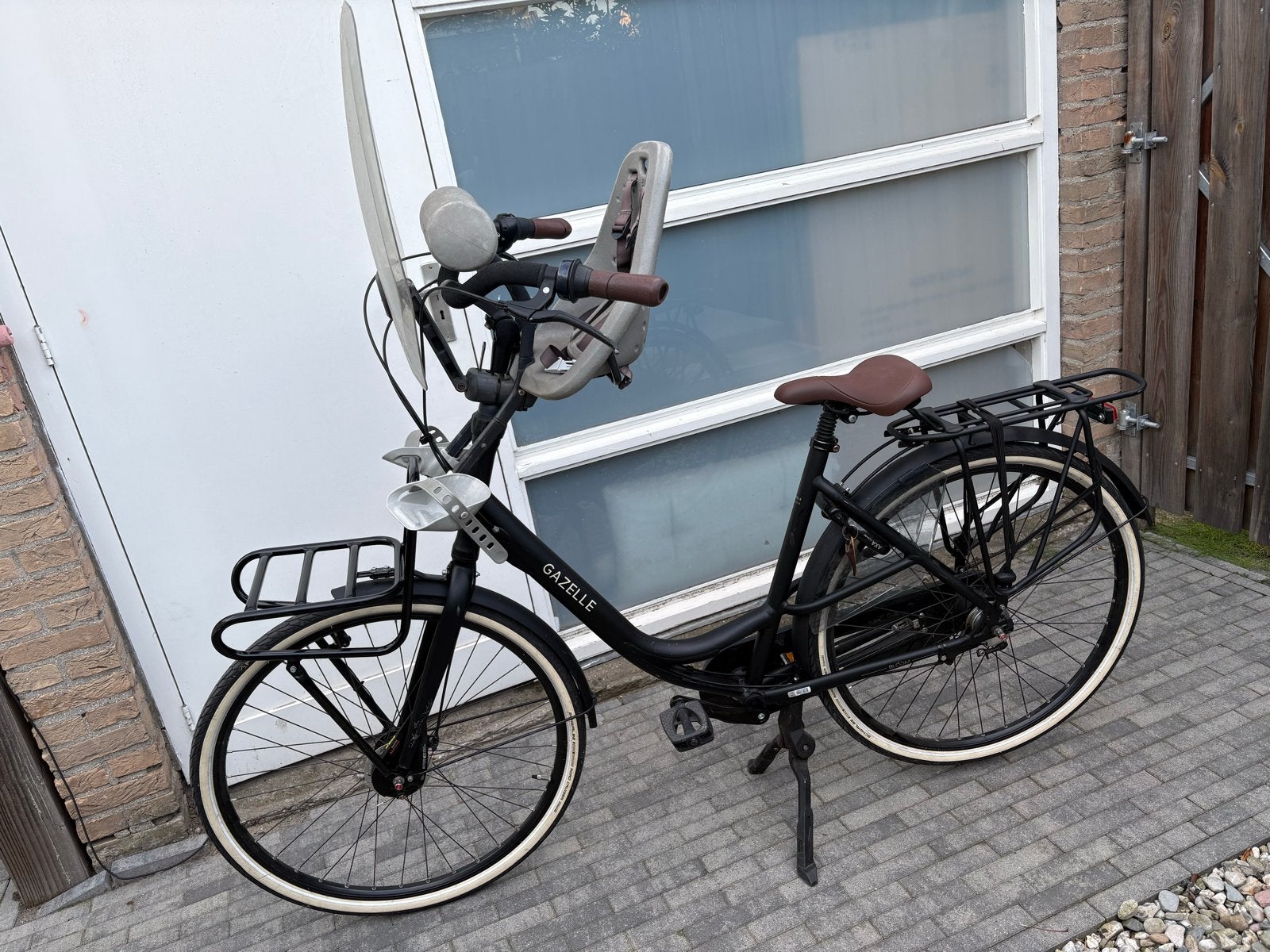 Gazelle Bloom C7 Moederfiets mt. 53 - incl. Yepp accessoires, Fietsen en Brommers, Ophalen, 53 tot 56 cm, Versnellingen, Zo goed als nieuw