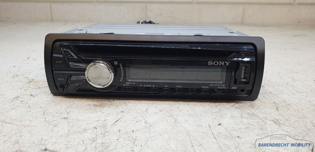 Sony Radio CD USB speler CDX-GT472UM Subwoofer 52Wx4 1din or, Info@fabrikant.eu, Fabrikantstraat 1
1000 AA  Amsterdam, NL, Ophalen of Verzenden