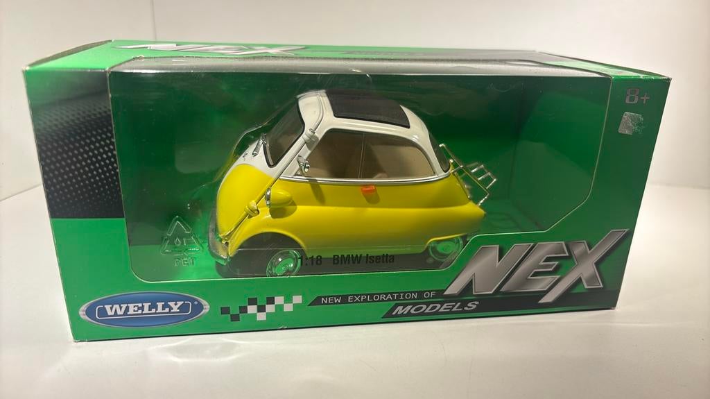 Bmw isetta welly 1.18, Ophalen of Verzenden, Welly, A, A
