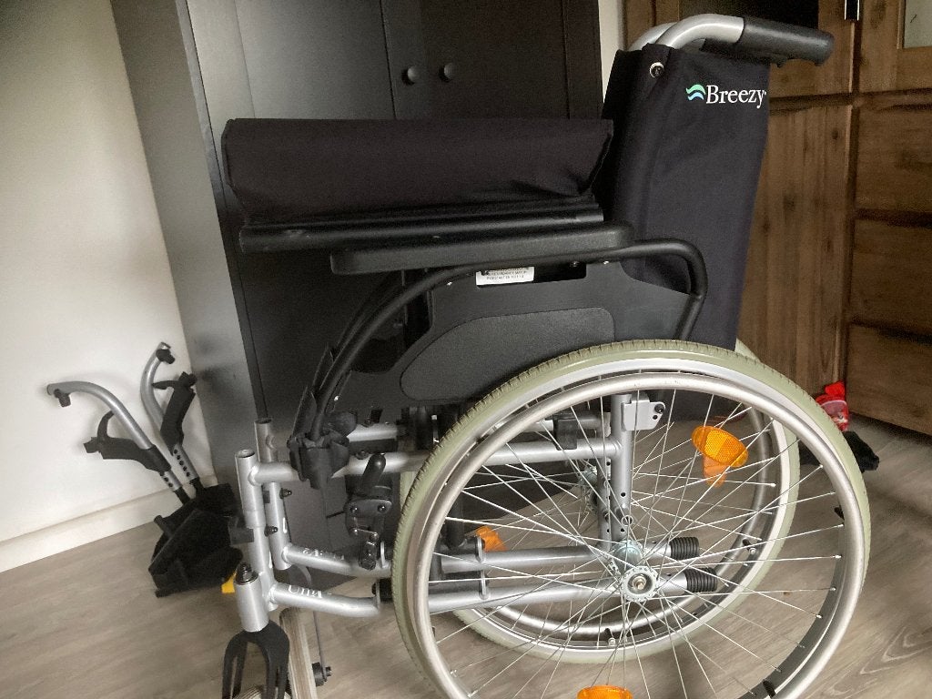rolstoel, Ophalen, Inklapbaar, Gebruikt, Duwrolstoel