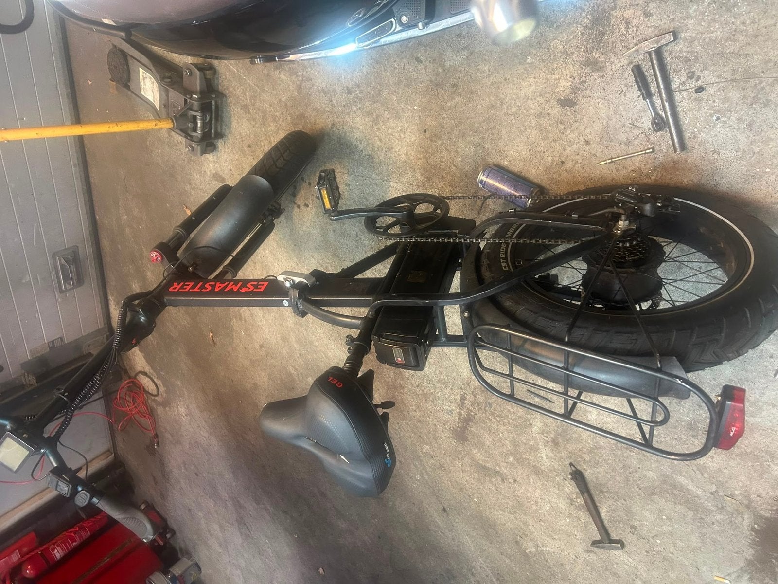 ES Master Opvouwbare Elektrische Fatbike - Goede Staat, Fietsen en Brommers, Gebruikt, Minder dan 47 cm, 50 km per accu of meer