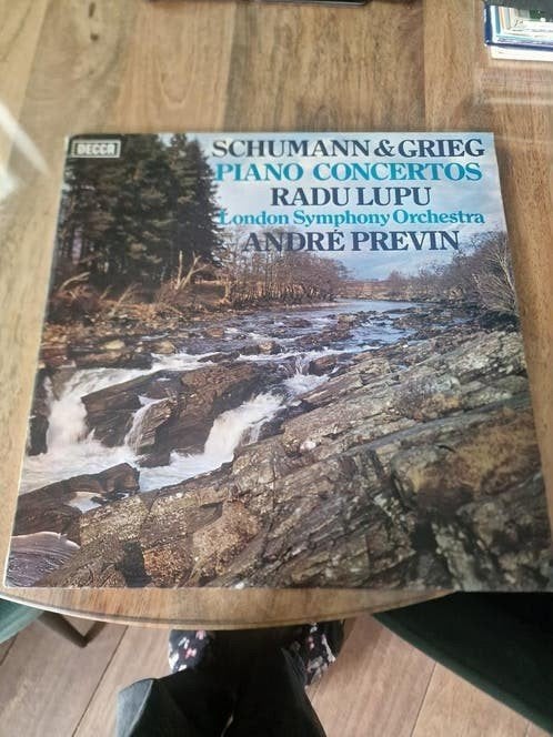 Schumann & Grieg Piano Concertos  Radu Lupu, André Previn LP, Cd's en Dvd's, LP, Gebruikt, Soloconcert, Ophalen of Verzenden