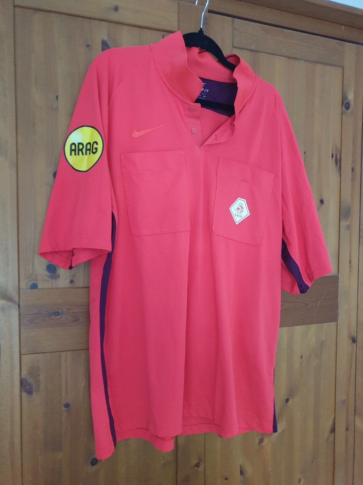 Nieuw Nike KNVB Scheidsrechtersshirt  Ook in zwart/turquois, Zwart, Nike, Nieuw, Overige maten