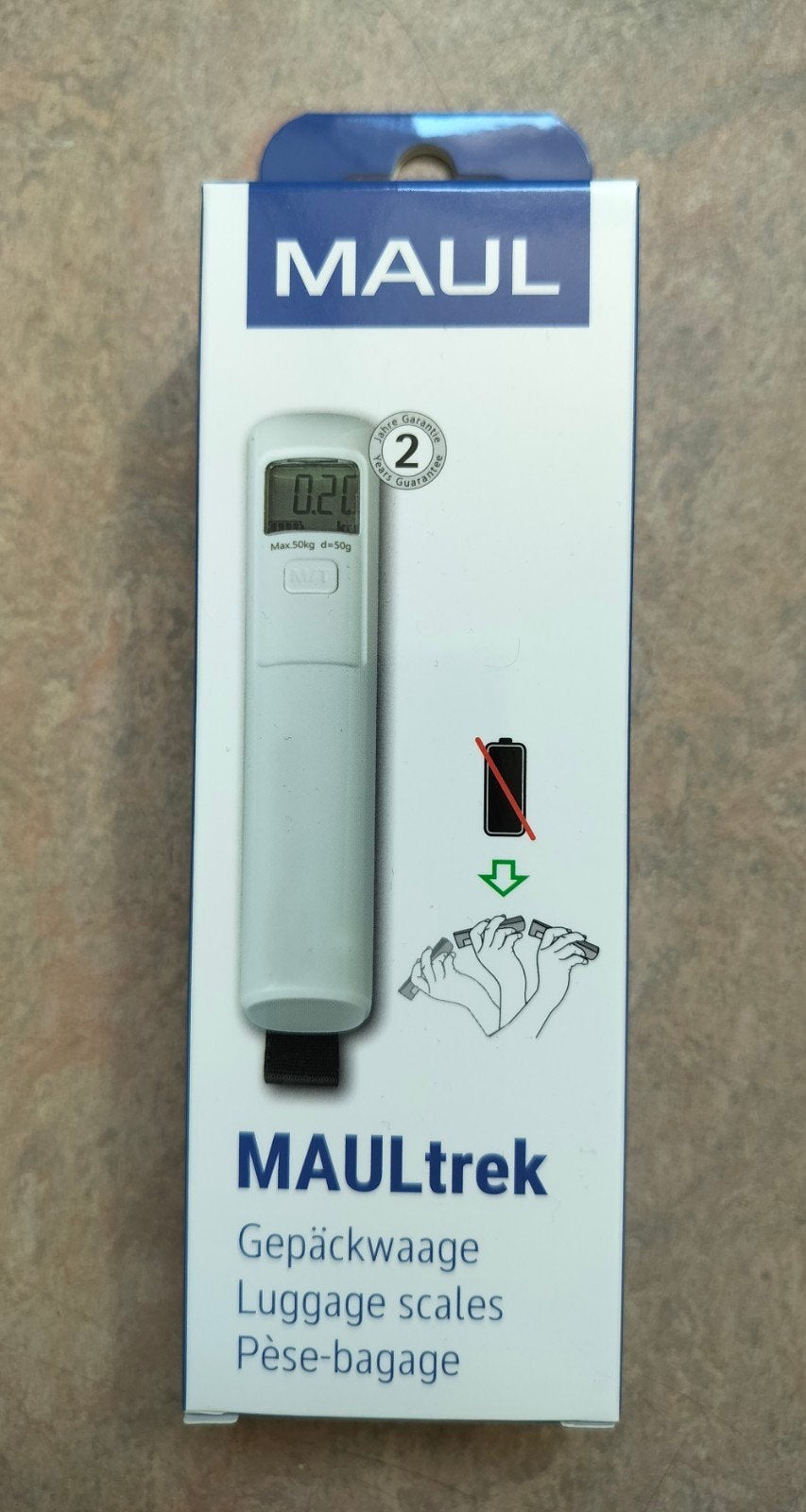 MAUL bagage weegschaal MAULtrek nieuw in doos, Ophalen, Nieuw, Digitaal, Overige typen