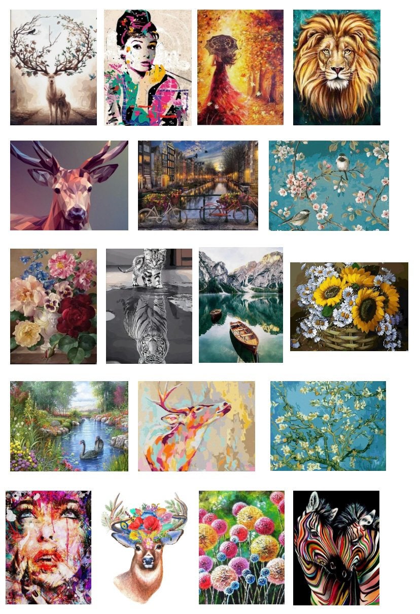 Veel verschillende nieuwe paint by numbers sets te koop!, Ophalen of Verzenden, Nieuw, Schilderen op nummer