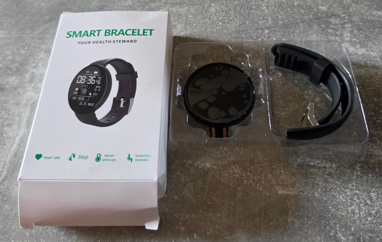 Smart Bracelet - Fitness Tracker met Hartslagmeter, Ophalen of Verzenden, Nieuw, Onbekend