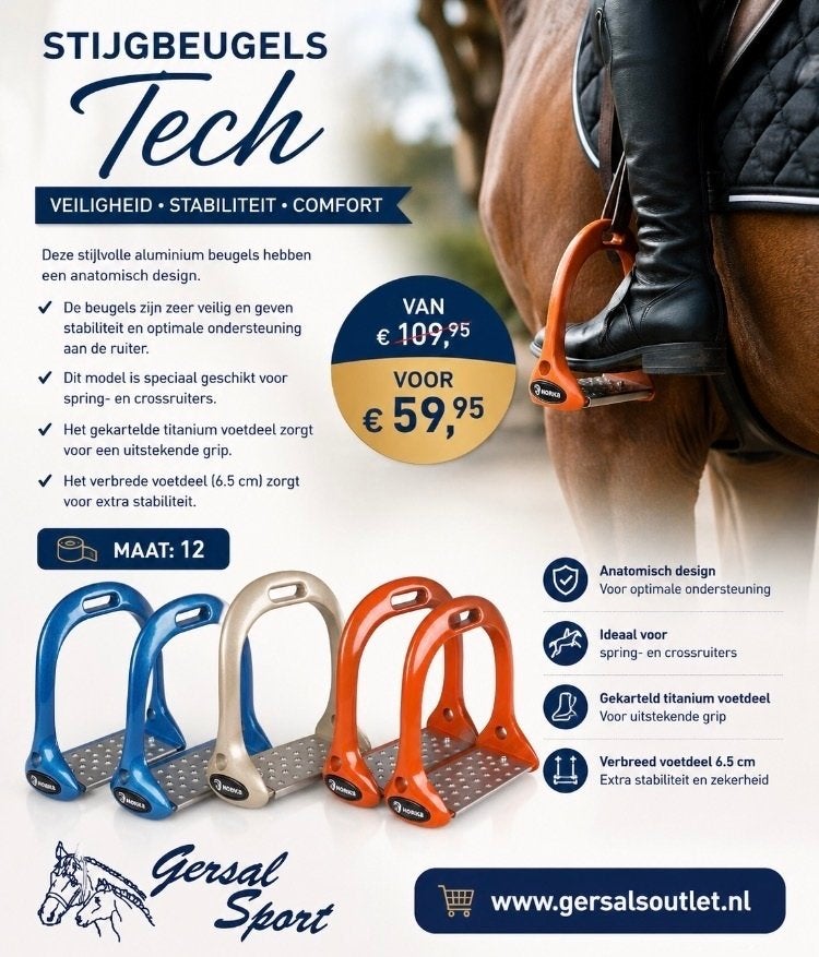 Stijgbeugels Tech, Horka, Nieuw, Maasbracht, Ophalen of Verzenden