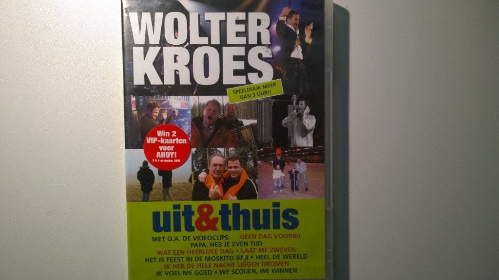 Wolter Kroes - Uit &Thuis (DVD), Alle leeftijden, Ophalen of Verzenden, Zo goed als nieuw, Concert