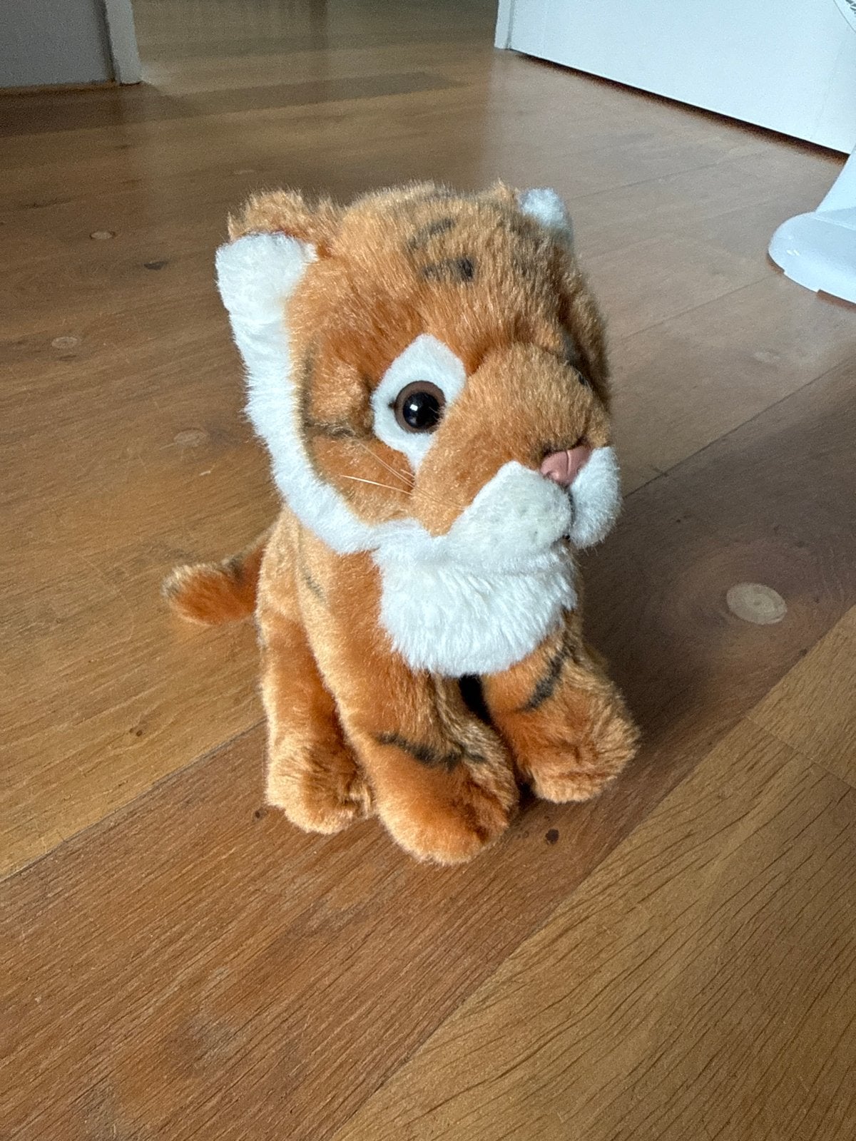 WWF Tijger knuffel - ongeveer 15 cm — steun WWF, Kinderen en Baby's, Speelgoed | Knuffels en Pluche, Oranje, Overige merken, Ophalen of Verzenden