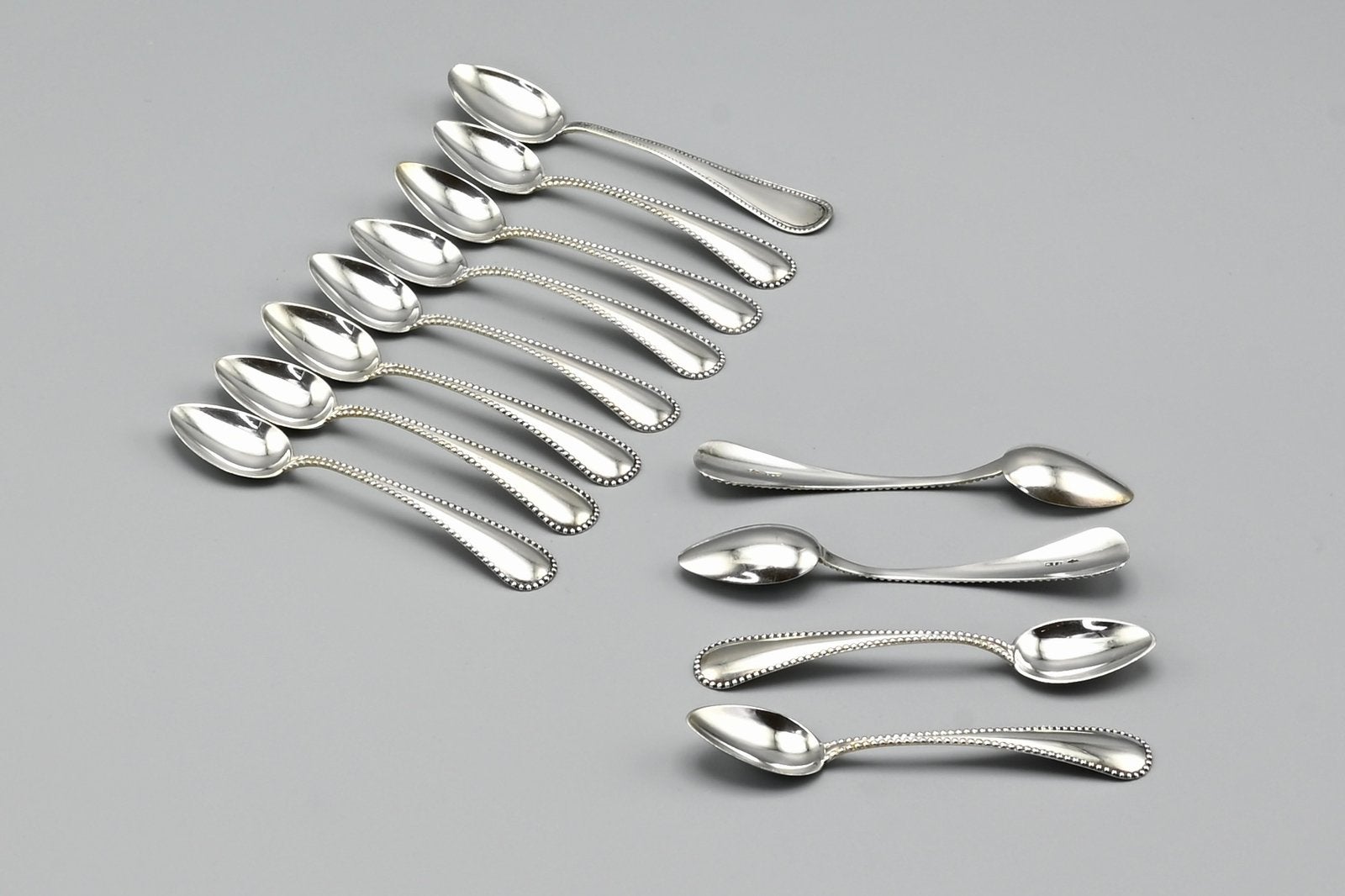12 zilveren espresso lepeltjes, ca. 1920, Ophalen of Verzenden, Zilver