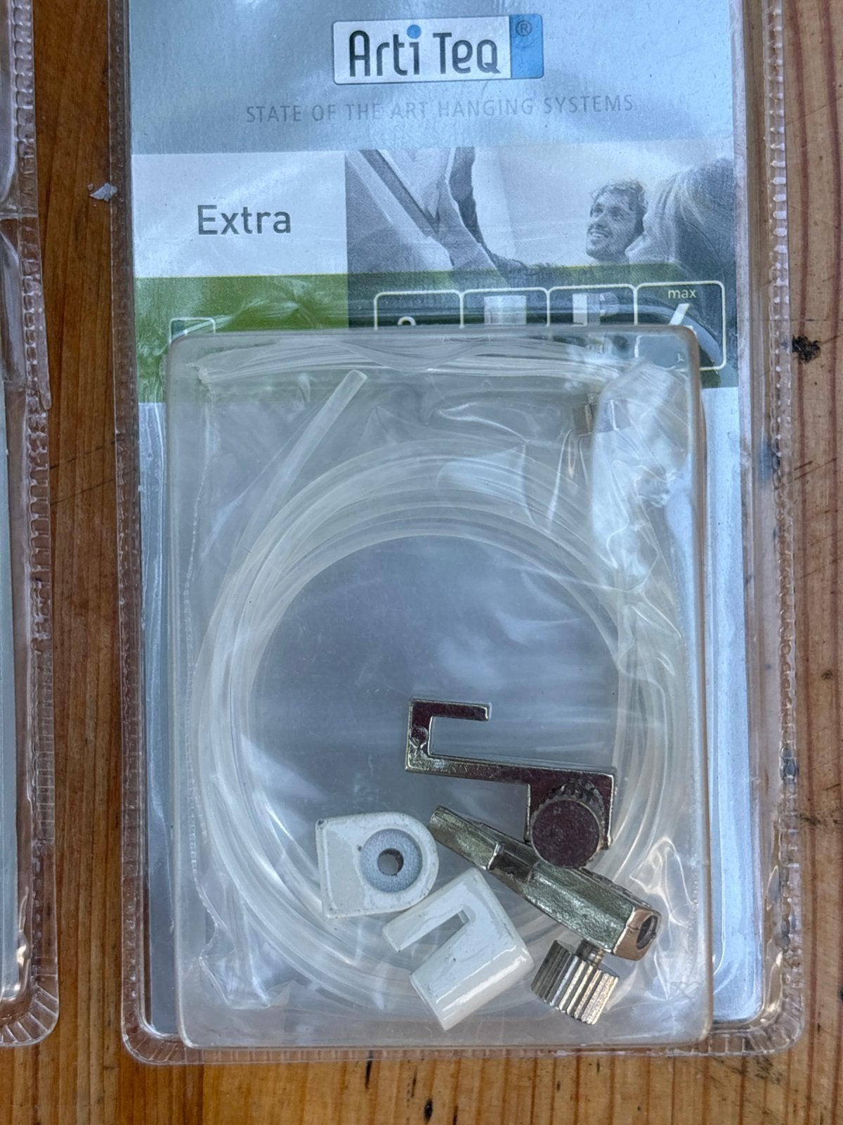 2 x Arti Teq Extra ophangsysteem voor schilderijen (2 stuks), Ophalen of Verzenden, Nieuw, Zilver, Metaal