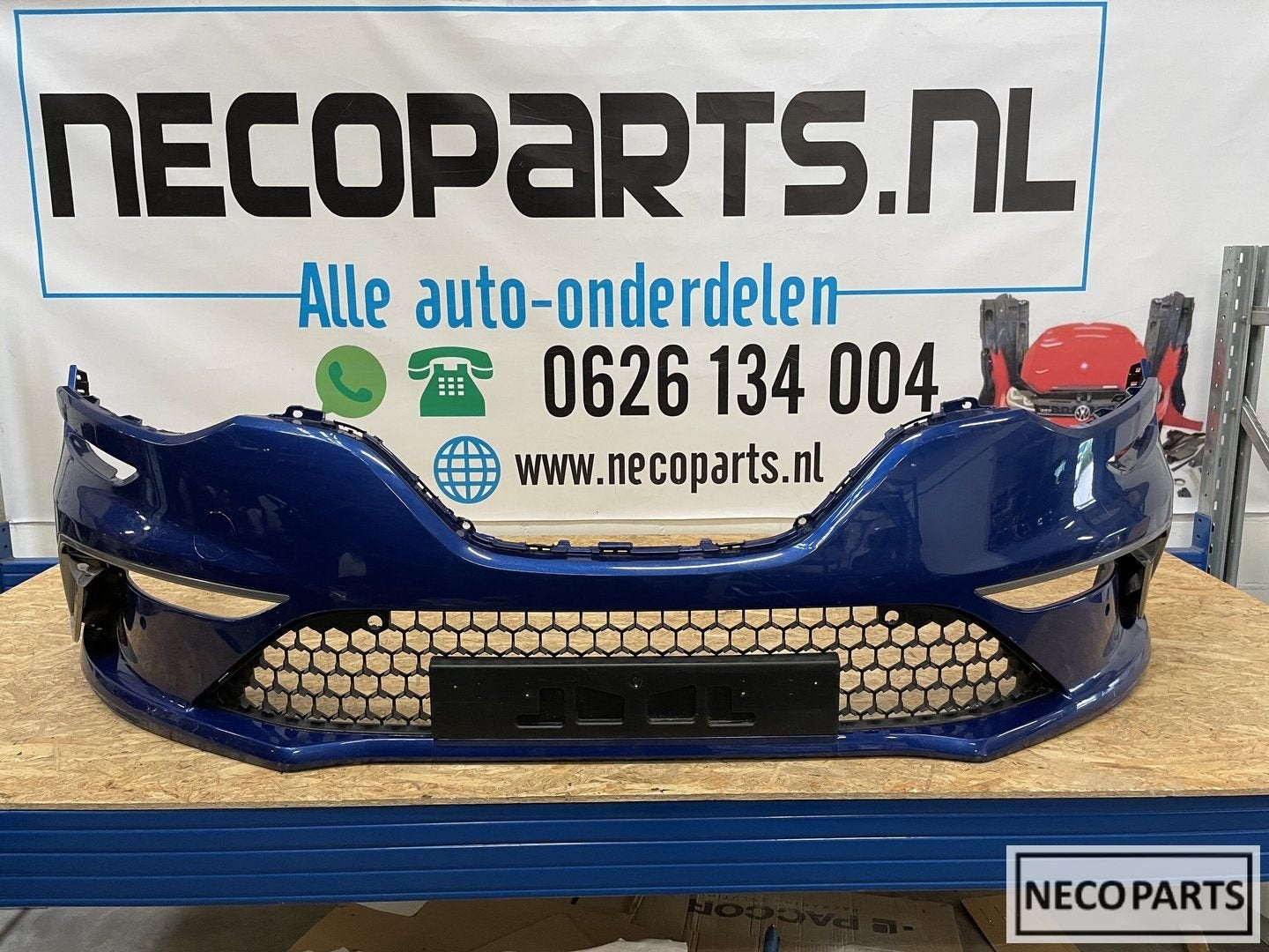 RENAULT MEGANE GT VOORBUMPER BUMPER 620224374R, Auto-onderdelen, Overige Auto-onderdelen, Renault, Gebruikt, Ophalen of Verzenden