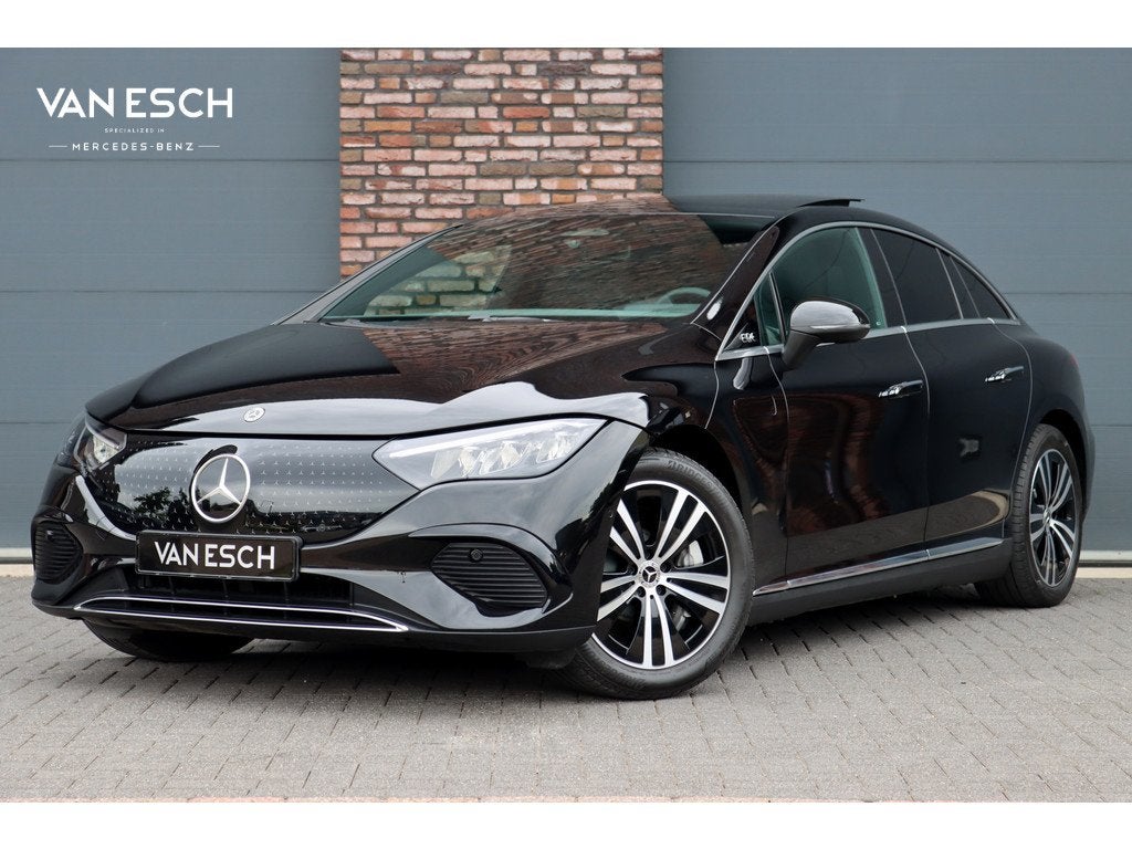 Mercedes-Benz EQE 300 Business Solution 90 kWh | Panoramadak, Auto's, Mercedes-Benz, Achterwielaandrijving, Zwart, Zwart, EQE