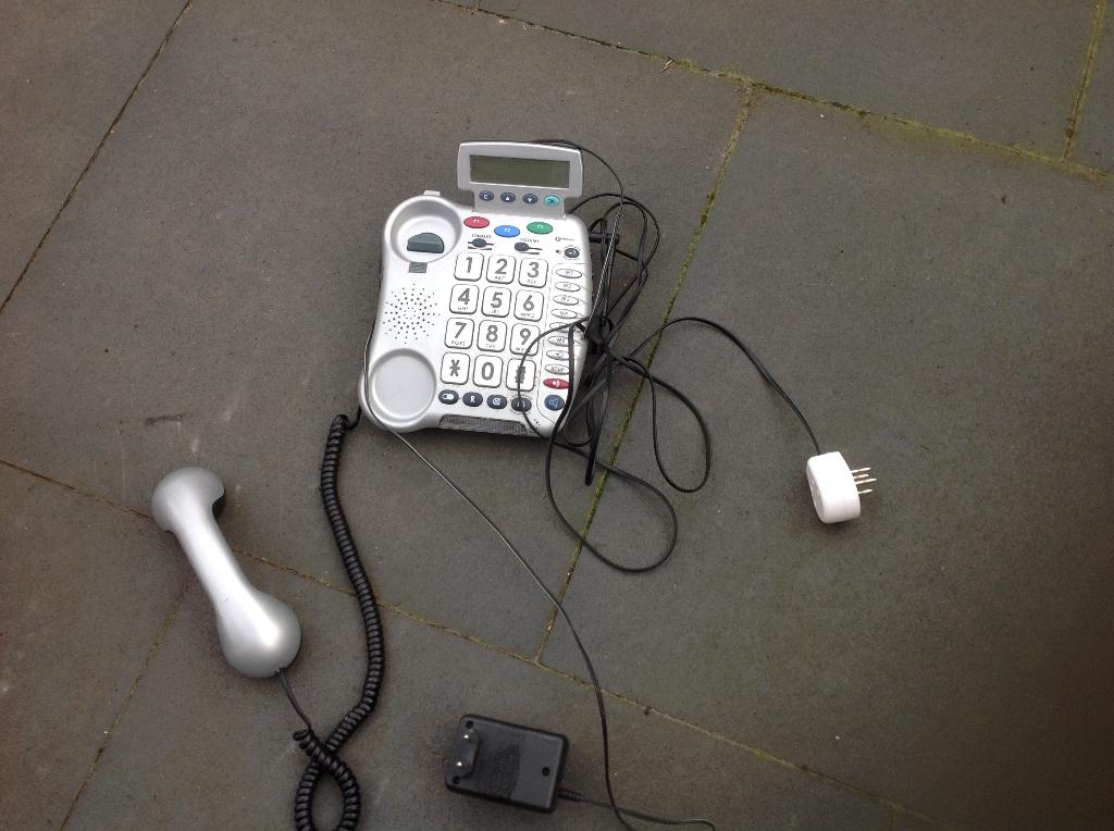 Slechthorenden Telefoon (grote Toetsen Geemarc ookVERZENDEN, Diversen, Ophalen, Gebruikt