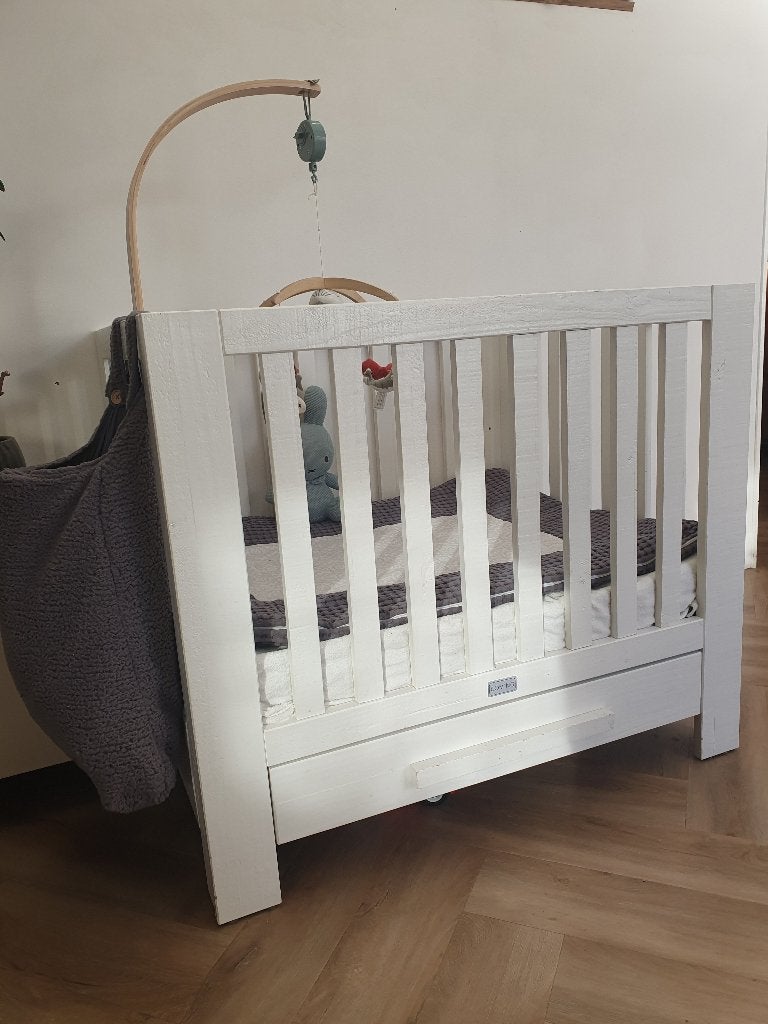Babybox Coming Kids Salty Wit, Ophalen, Gebruikt, Rechthoekig, In hoogte verstelbaar