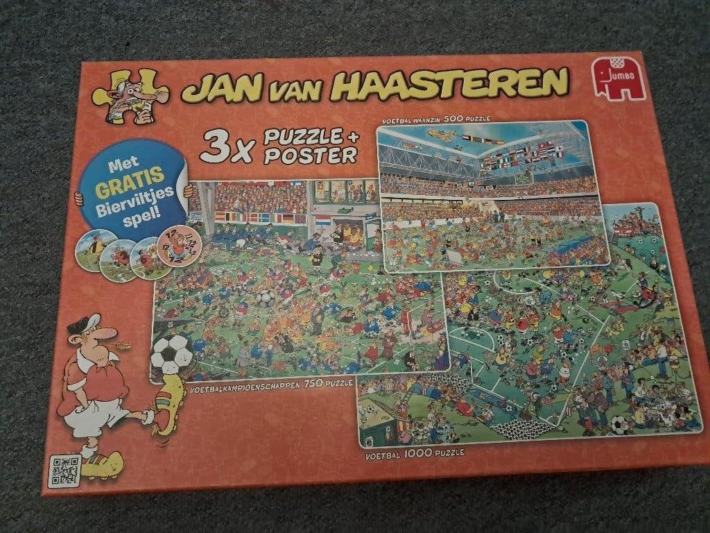Diverse Jan van Haasteren Puzzels €15,-, Ophalen, 500 t/m 1500 stukjes, Gebruikt, Legpuzzel