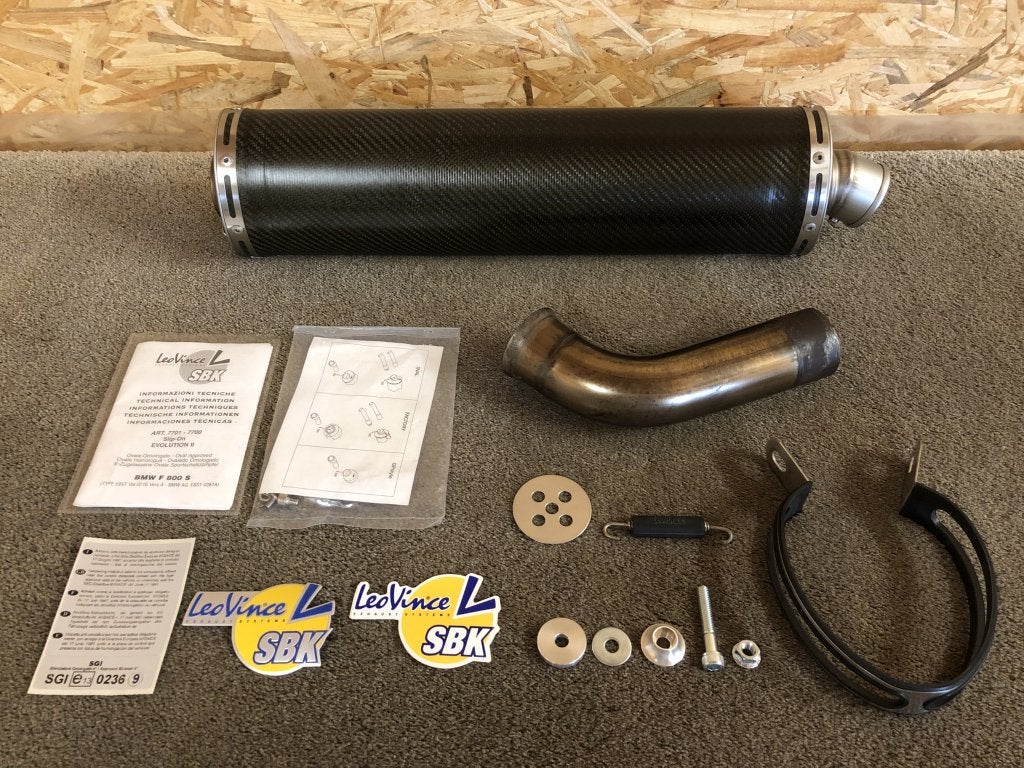 LeoVince uitlaat demper BMW F800S F800ST F800 S ST 2006-2013, Motoren, Gebruikt, Info@leovince.com, Sienkiewicza 21A, Cz?uchów, Pomorskie, 77-300, PL