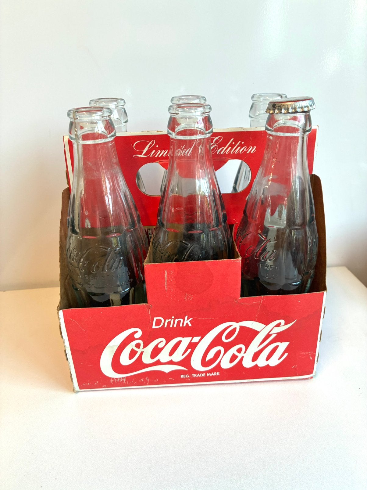 Prachtige set Coca Cola flessen uit 1997, Verzamelen, Ophalen of Verzenden, Gebruikt