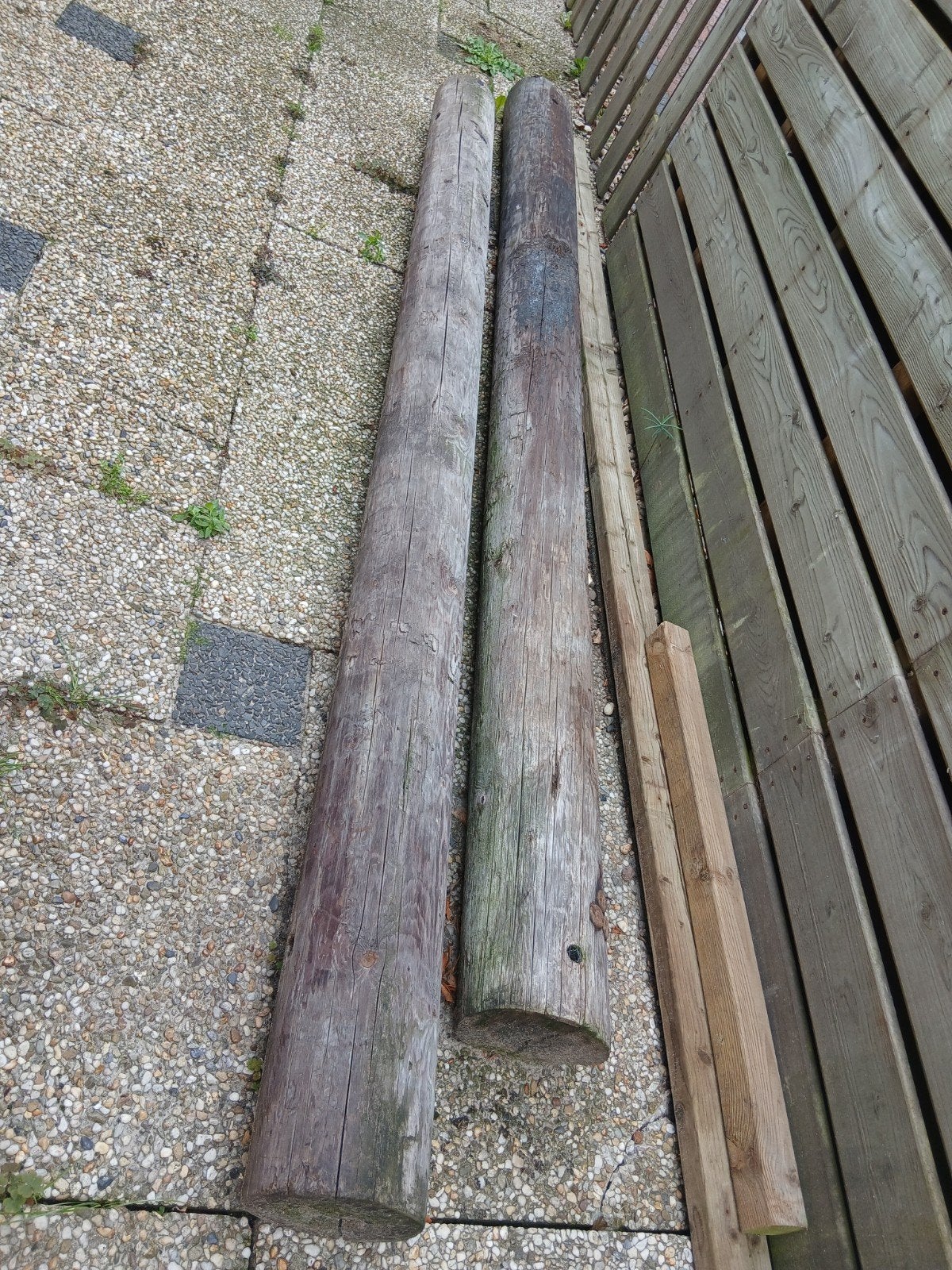 gebinten, Tuin en Terras, Palen, Balken en Planken, Ophalen, Gebruikt, Minder dan 180 cm, Palen