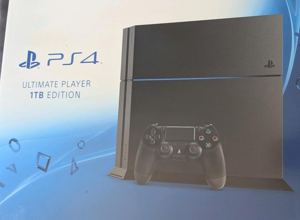 PlayStation 4 1TB, Spelcomputers en Games, Spelcomputers | Sony PlayStation Consoles | Accessoires, Zo goed als nieuw, PlayStation 4