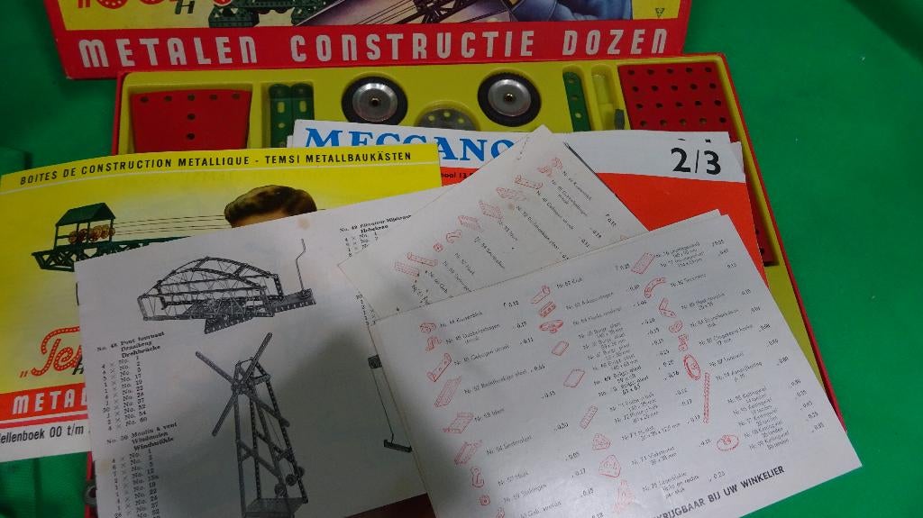 Temsi - Metalen constructie dozen, Verzamelen, Speelgoed, Gebruikt, ., Ophalen of Verzenden, .