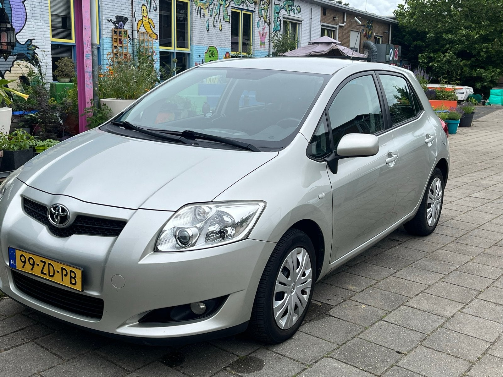 Toyota Auris 1.6 16V Vvt-i 5DR SOL 2008 Grijs LAGE KM 107162, Auto's, Voorwielaandrijving, Zwart, 4 cilinders, 123 pk